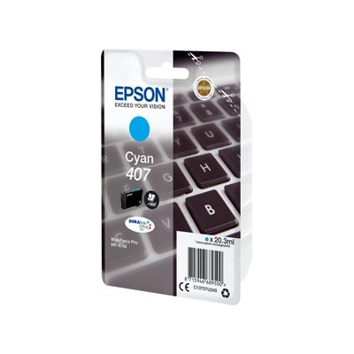 Epson 407 L Cyan - originálny