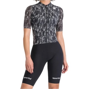 Sportful Дамски скин за колоездене Sportful Women's G-Suit Cycling skinsuit - Black / White (102-5159-0215)