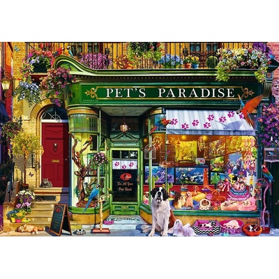 Trefl - Puzzle Premium Plus Tea Time: Animal paradise - 1 000 piese