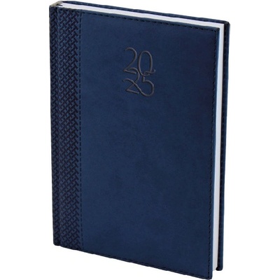 Бележник с дати термо с кант 14х20 cm Син (2011018-06-42049442-42049430)