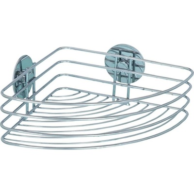 WENKO Turbo-Loc® Eckablage, Stahl, 26,5 x 10,5 x 20 cm, chróm 18913100