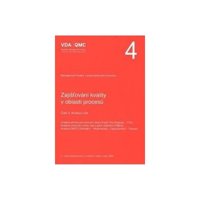 VDA 4 - Část 2: Analýzy rizik (3.vydání)