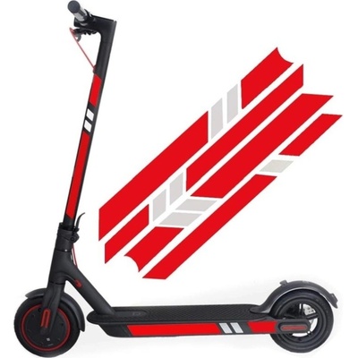 Xiaomi Mi Electric Scooter 1S, 2 M365, Essential, Pro, Pro 2 - Reflexné Nálepky (B)