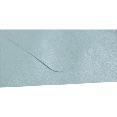 Obálka DL 11,2x21,9 cm metalická s ražbou tyrkysová