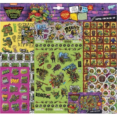 Totum Комплект супер стикери Totum - Костенурките нинджа, 10 части (T961500)