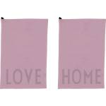 Design Letters Малки кухненски кърпи Favourite Love Home лавандулови 2 бр (10503001LAVENHOME)