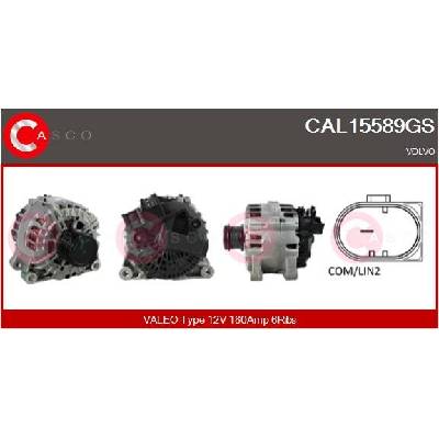 CASCO Alternátor CAL15589GS
