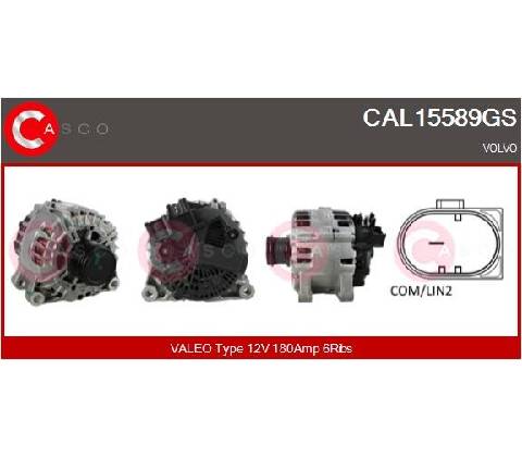 CASCO Alternátor CAL15589GS