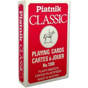Piatnik Карти за игра Piatnik 1302, цвят червени