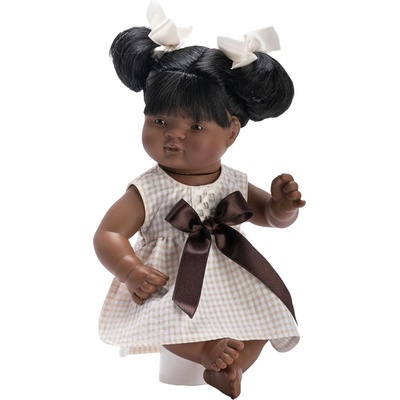 Кукла Asi Dolls - Сами, с рокля и кафява панделка, 36 cm (237550)