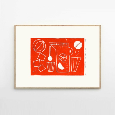 Moikka Plagát Grenadine by Another Art Project Grenadín