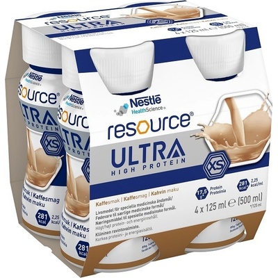 RESOURCE ULTRA HIGH PROTEIN KÁVOVÁ PŘÍCHUŤ POR SOL 4X125ML