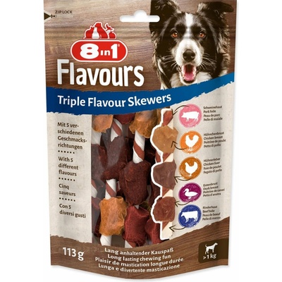 8in1 Triple Flavour Skewers 113 g 6 ks