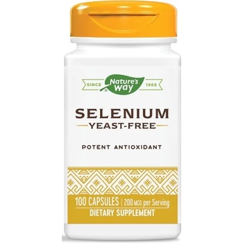 Nature's Way Selenium, 200 mcg, 100 капсули, Nature's Way (41081)