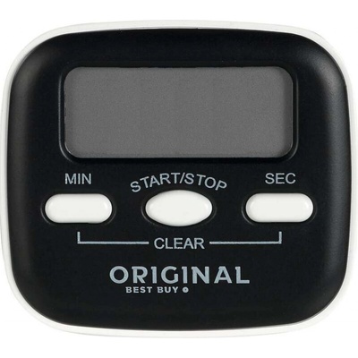 Digitální časovač/minutka Original Best Buy s magnetem - černo-bílá (P005022)