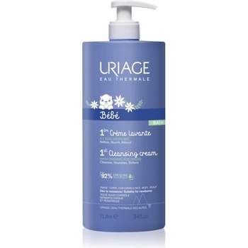 Uriage Bébé 1st Cleansing Cream нежно почистващ крем за деца от раждането им 1000ml