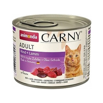 Animonda Cat Carny Adult вкус: говеждо и агнешко 200 г
