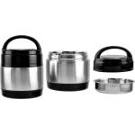 PerfectHome Неръждаема термо кутия за храна 1000ml с горен контейнер 54418 (10424)