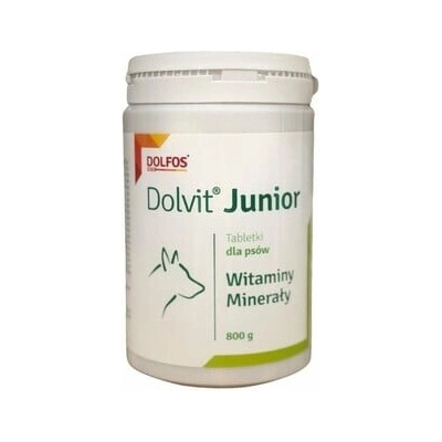 Dolfos Dolvit Junior vitamíny a minerály pre šteňatá a mladé psy 800 g