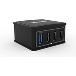  XTAR 27W 4-Port USB зарядна станция - черна Зарядно за батерии