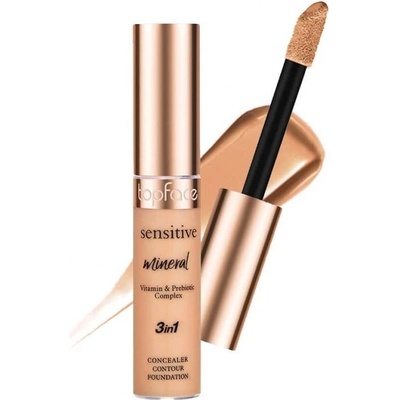 Topface minerální tekutý korektor 3v1, VEGAN, 005, 12 ml