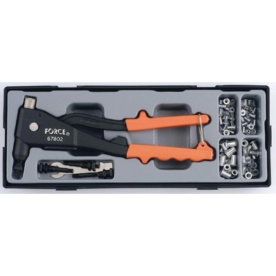 Force Нитачка за гайки с консумативи Force 5861, JN67134 - M3, M4, M5, M6 - 280 mm, 86 броя (JN67134)