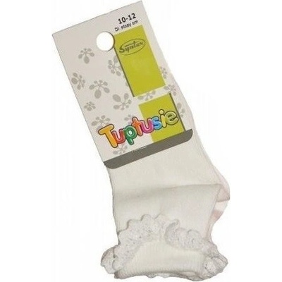Tuptusie Bambusové ponožky bílé