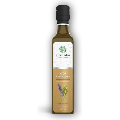 Green idea Yzopový sirup trstinový 250 ml