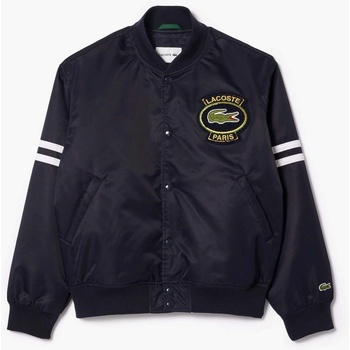 Lacoste Яке Lacoste Men's Long Sleeve Varsity Jacket - Navy HDE