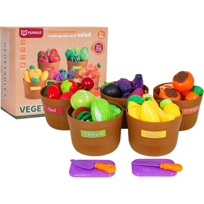 RKToys Sada na krájení ovoce a zeleniny s doplňky 34 dílů