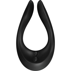 Satisfyer Endless Joy - презареждаем, водоустойчив вибратор за двойки (черен)