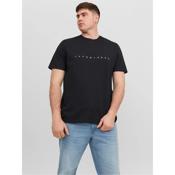 Image 1 of JACK & JONES Мъжка тениска Jack and Jones Jack+ Star T-Shirt Mens Plus Size - Black
