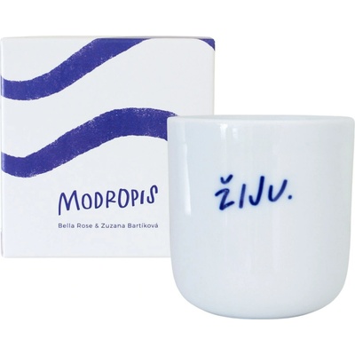 Bella Rose Porcelánový hrnek Žiju bílá barva porcelán 270 ml – Hledejceny.cz