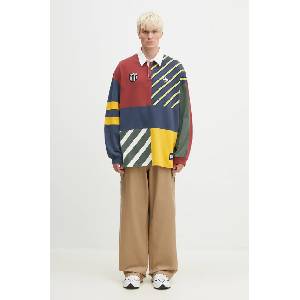 AMBUSH Памучен суичър Patchwork Rugby Shirt (BMGC004F24JER0018484)