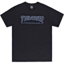 Thrasher Outlined Tee black