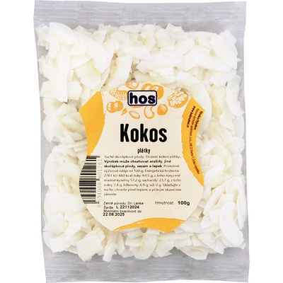 HOS Kokos plátky natural 100 g