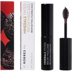 KORRES Цветна спирала за вежди, Korres Black Volcanic Minerals Tinted Brow Mascara - 01 Dark Shade 4ml