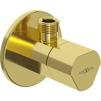 Mexen T ъглов вентил за батерия 1/2"x3/8", златен - 79973-50 (79973-50)