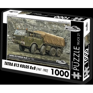 Retro cars - Puzzle TRUCK -Tatra 813 Kolos 8x8 (1967-1982) - 1 000 piese