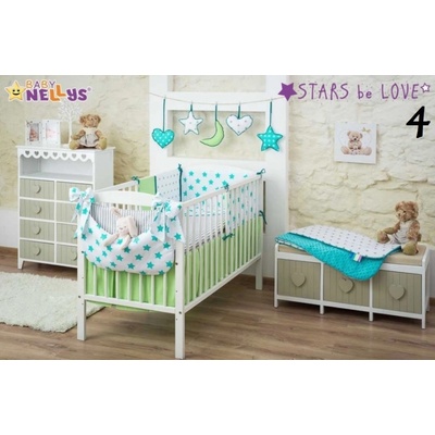 Baby Nellys 14-dielna Mega Sada Stars Be Love 4 135 x 100 cm