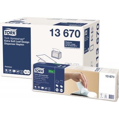 Tork ubrousky Xpressnap Extra Soft 216x330mm bílé N4