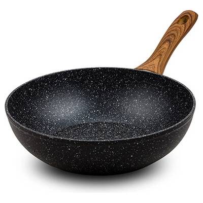 Panvica 28cm čierna WOK, nepriľnavá Nature