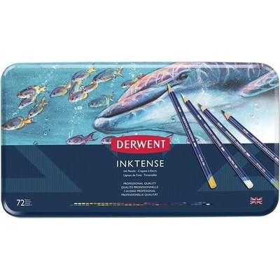 Derwent 2301843 Inktense inkoustové akvarelové 72 ks