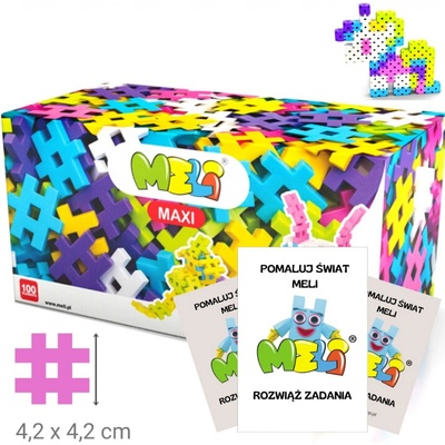 MELI Maxi Pink bloky 100 ks