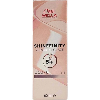 Wella Shinefinity Zero Lift Glaze 60 ml деми-перманентна боя 010/6 Lightest Blonde Violet