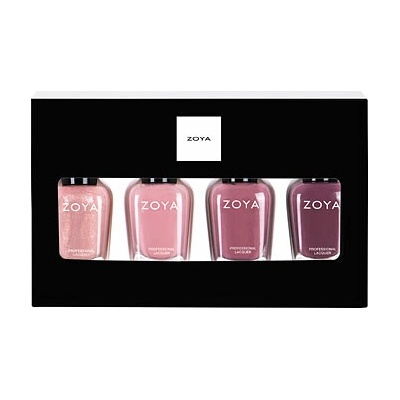 Zoya Polish Quad All Snuggled Up sada laků Shimmer + Mia + Madeline + Joni 4 x 15 ml