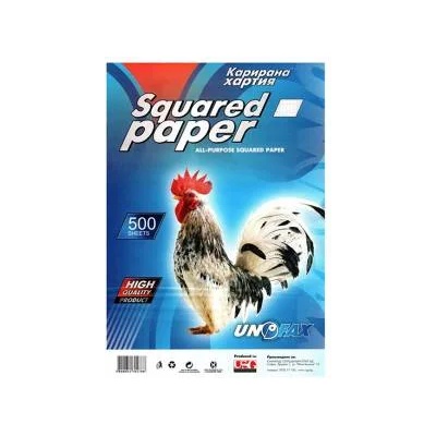 Unofax Карирана хартия Unofax, A4, Вестникарска, 500 листа, 48 g/m2, 210 x 297 мм, office1_1525100013