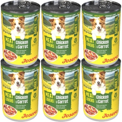 Josera Meatlovers Menu Kurča s mrkvou 6x400 g