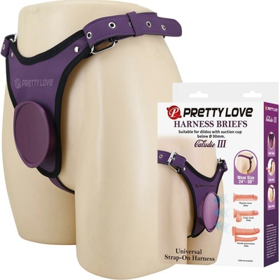 Pretty Love Caldric III Purple Universal Harness Briefs