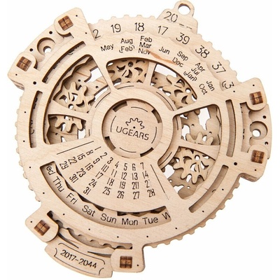 Ugears 3D mechanické puzzle Kalendář 24 ks – Zbozi.Blesk.cz